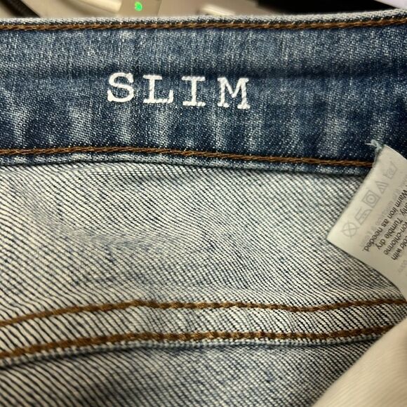 Madewell k6277 Slim Everyday Flex Jeans Eco Edition 32/30 Repaired - preowned - Picture 8 of 13